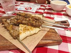 一把羊肉串配现烤馕-西贝(紫荆广场店)