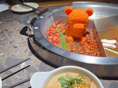 菌汤太极锅底-重庆地瓜老火锅(广渠门店)