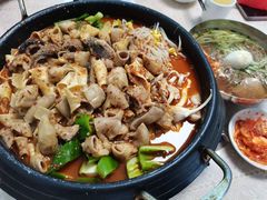 辣炒肥肠锅-屋里家延边朝鲜族冷面(南园店)