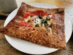 鸡蛋蘑菇熏肉荞麦可丽饼-RAC BAR(安福路店)