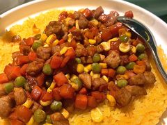 金沙牛肉泰米饭-雀蓝川菜(奥体广场店)