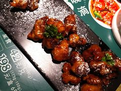 雪花糖醋里脊-绿茶餐厅(乐峰广场店)