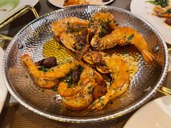 蒜香橄榄油闷虾-BONAZZA 意大利餐厅