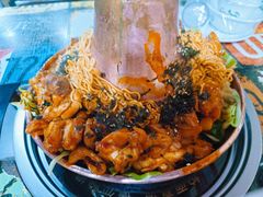 韩式火辣年糕鸡-刘记光大火锅鸡(青岛店)