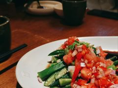 番茄酸辣秋葵-云海肴·汽锅鸡·云南菜(苏州中心店)