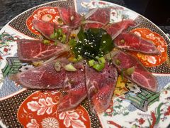 烤半生牛肉-渔荷食町·铁板烧料理(崂山万象汇店)