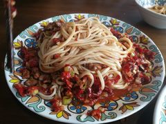 辣皮子滚刀肉拌面-歹歹的加个面过油肉拌面