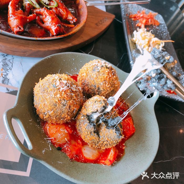 KCOOKING概念韩餐(世茂52+店)墨鱼芝士饭团图片