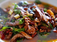 肝腰合炒-豆腐脑花
