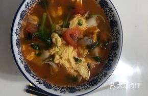 Tomato and Egg Hand-Pulled Noodles with Dry Sauce