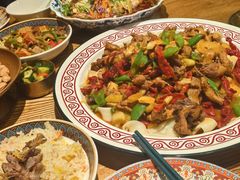 丝路经典大盘鸡-清真·双公羊·馕坑烤全羊(奥体店)