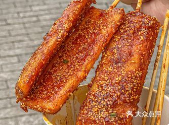 长沙最好吃的脆皮炸年糕！！也就吃了5678串