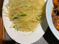 酸辣土豆丝-老头儿油爆虾(星光一期店)