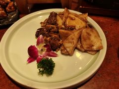 牛仔骨炒年糕-绿茶餐厅(成都万象城店)
