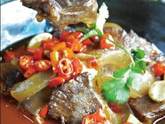 干锅带皮黄牛肉-百姓食府(秦虹路店)