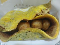 双鸡蛋果篦绿豆煎饼-安悦煎饼(河北店)