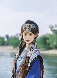-虞美人汉服摄影