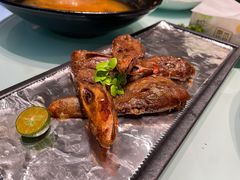 椒盐鸭头-洪福龙虾
