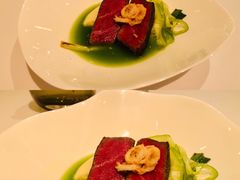 M7+纯种和牛牛柳配烟熏土豆泥-Jean Georges