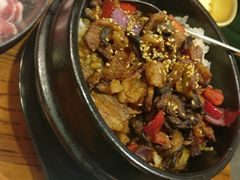 石锅香菇牛肉饭-原始泥炉烤肉(总店)
