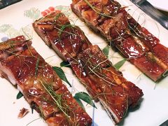 蜜汁烧排骨-将军陂美食山庄·瓦缸炭烧鸡