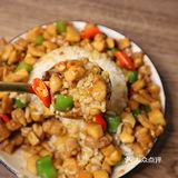 超级下饭的双椒杏鲍菇鸡丁❗️汤汁拌饭超浓郁