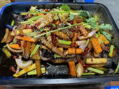 -干老庆贵州留一手烤鱼·地摊火锅(财经大学店)