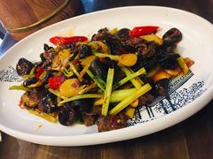 泡椒仔姜鲜牛肝-伊兰麒兰馨园·川菜·清真馆(339电视塔店)
