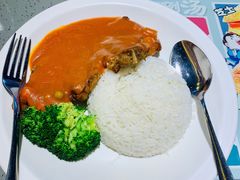 茄汁猪扒烩饭-大头力茶餐厅(花都融创茂店)