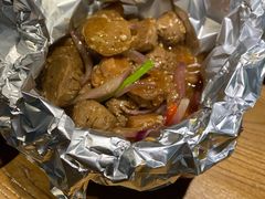 沙姜焗手打牛肉丸-潮粥荟·潮汕砂锅粥(朝阳大悦城店)