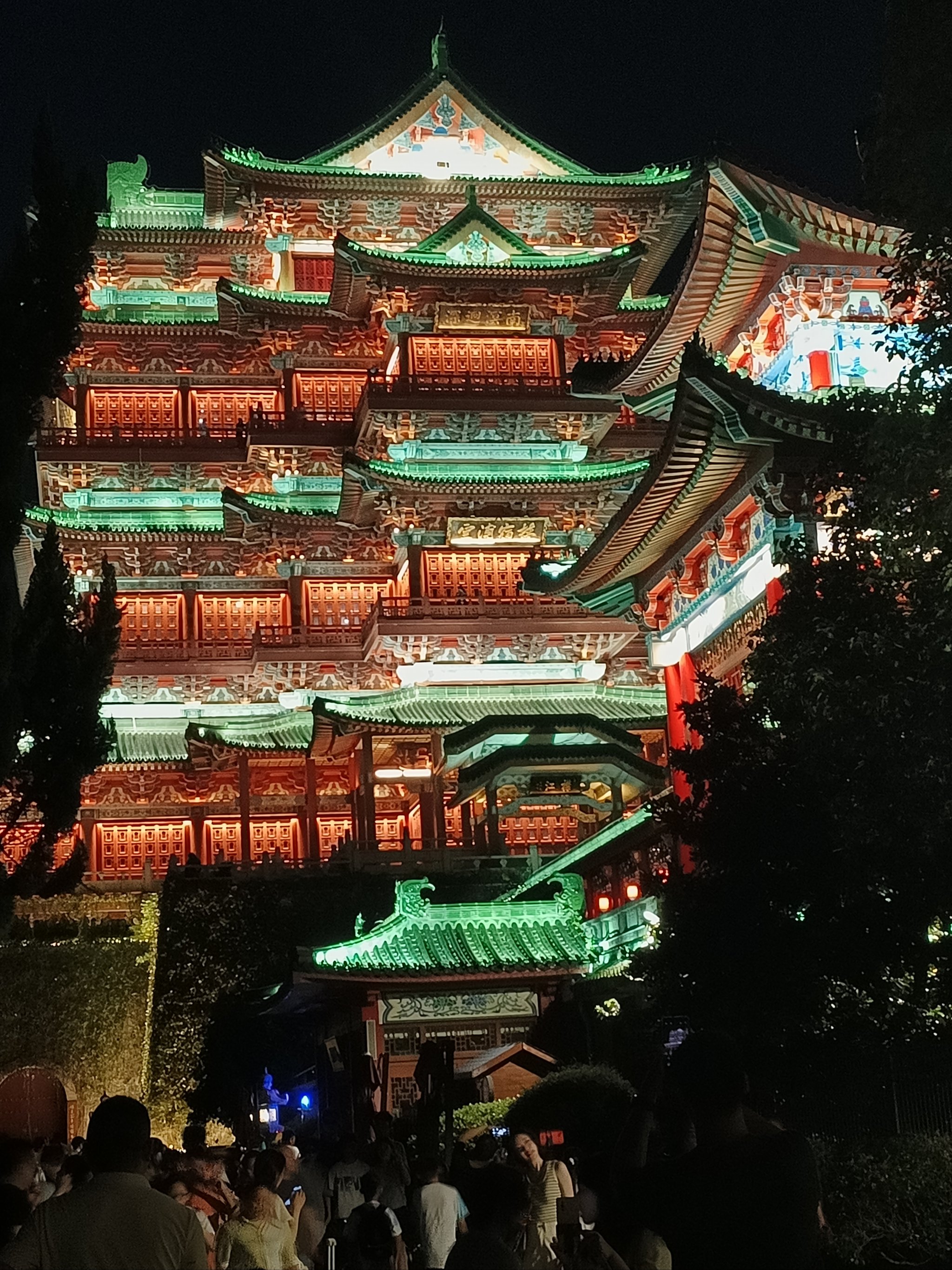 南昌万寿宫夜景图片