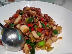 洪湖莲藕带炒鸡杂-洪湖水·新楚菜(人民大学店)