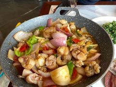 干锅牛蛙-壹只菜·崇明本地特色菜(崇明南门店)
