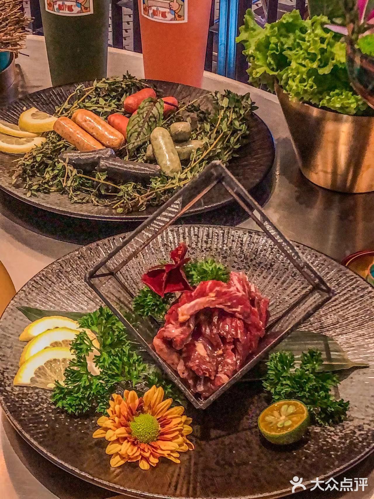 超大大屏幕的韩式烤肉店❤️‍🔥太适合拍照了📷