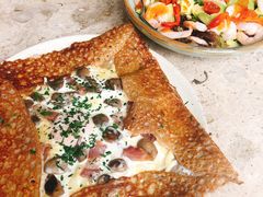 鸡蛋蘑菇熏肉荞麦可丽饼-RAC BAR(安福路店)