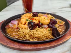 铁板京川虾球炒双面黄-翠华餐厅(香港国际机场店)