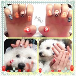 余店长的手艺~~多么能干的姑娘啊-娃娃美甲wawa nail salon