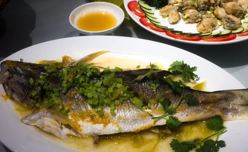 我们的菜单 午笋蒸酸梅(野生海鱼)