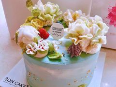 豆沙裱花蛋糕-BON CAKE(华贸购物中心店)