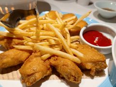 鸡翅薯条-开海·红岛海鲜虾水饺(石老人店)