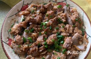 Steamed Spare Ribs with Blood Sausage