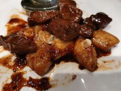 铁板春韭口蘑-小厨娘淮扬菜(六合欢乐港店)