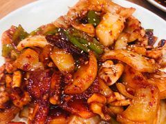 辣炒鱿鱼-贤花饭店(城阳店)