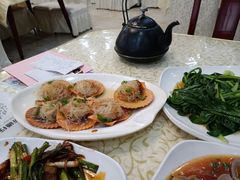 蒜蓉粉丝蒸扇贝-皓景海鲜·地标美食(双月湾店)