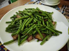 豆角炒叉烧-石岐乳鸽村(南海第三分店)