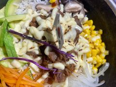 拉丝奶酪肥牛石锅拌饭-Meet Sun韩式大排档(五一广场7MALL店)