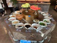 自助调料区-捞神煲汤火锅(湖滨商业街店)