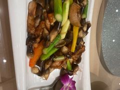 黑鸡枞菌炒猪爽肉-宝园酒家(美林M·LIVE天地东座店)