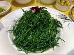 炝拌草原沙葱-德乐海蒙餐