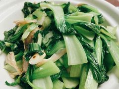 蘑菇炒油菜-北京水岸山吧度假村(雁栖镇店)